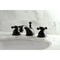 Kingston Brass KS3960AX 8" Widespread Bathroom Faucet, Matte Black KS3960AX - alternate 5